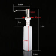 Stainless Steel Sink Soap Dispenser Sishwashing Liquid Hand Soap Bottle