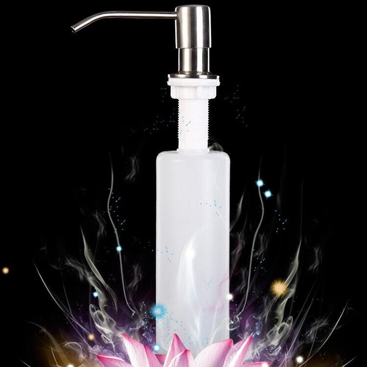 Stainless Steel Sink Soap Dispenser Sishwashing Liquid Hand Soap Bottle - Soap Dispenser by PMC TechLife | Online Shopping South Africa | PMC TechLife | Buy Now Pay Later Mobicred