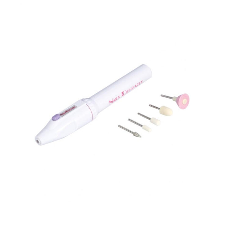 Electric Nail File Drill Kit Tips Manicure Toenail Pedicure Salon Pen Shape Manicure Kit Nail Drill Buffers Pedicure Tool with 5 Bits - free shipping - PMC TechLife - Order now!