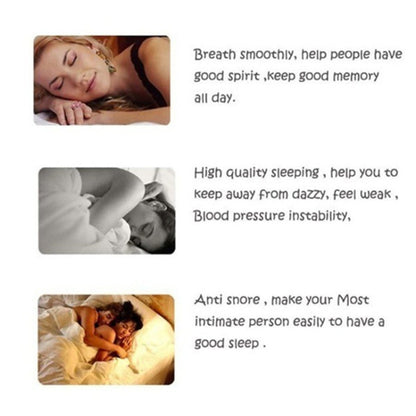 Acupressure Anti Snore Ring Treatment Reflexology Anti Snoring Apnea Sleeping Device(Black) - free shipping - PMC Jewellery - Order now!