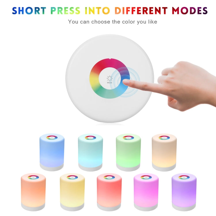 LED Touch Control Induction Dimmer Lamp Smart Dimmable RGB Color Change Rechargeable Bedside Night Light - free shipping - PMC TechLife - Order now!