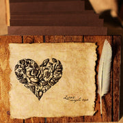 Retro Paste Folding 18 Fold Pages 34 Sides Creative Manual Album Book(Coffee Kraft Inside Page)