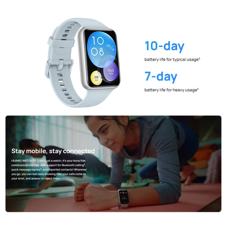 Original Huawei WATCH FIT 2 Smart Sports Watch, Color:Vibrant Black - free shipping - PMC Jewellery - Order now!