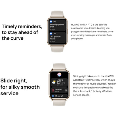Original Huawei WATCH FIT 2 Smart Sports Watch, Color:Fashion White - free shipping - PMC Jewellery - Order now!