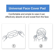 100 PCS Black Protective Hygiene VR Eye Mask Sanitary Disposable Eye mask pads for 3D VR Glass