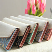 Fashion Ladies Leather Clutch Bag Purse Long Cartoon Wallet Coin Purse(Light Blue)