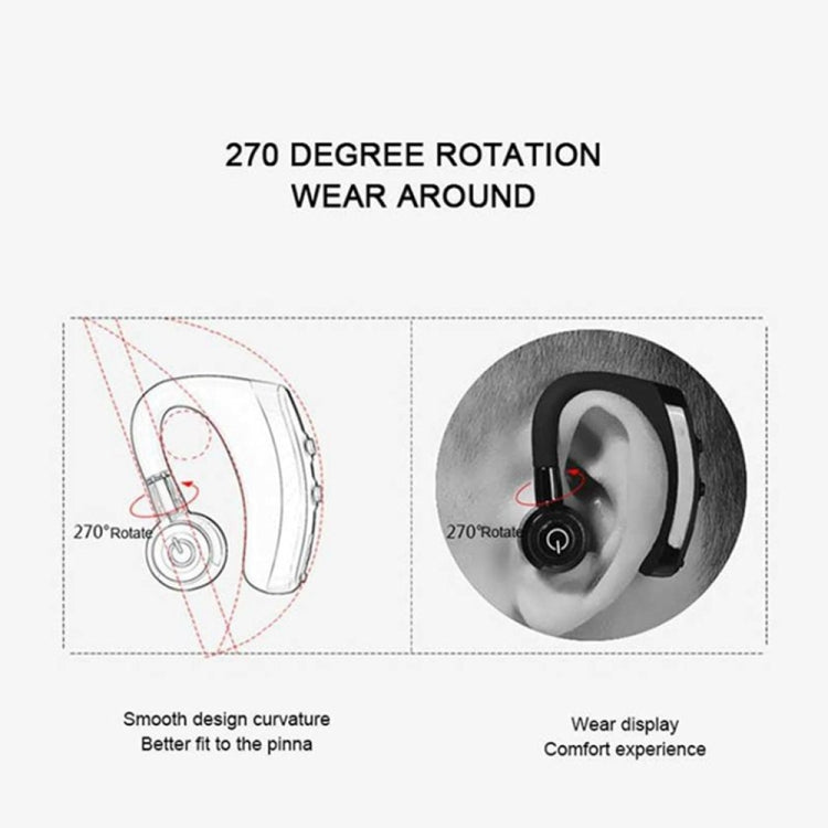 CIRCE K5 Handsfree Wireless Bluetooth Earphone Car Handsfree Bluetooth Headsets Phone Earphones with Mic(Red) - free shipping - PMC TechLife - Order now!
