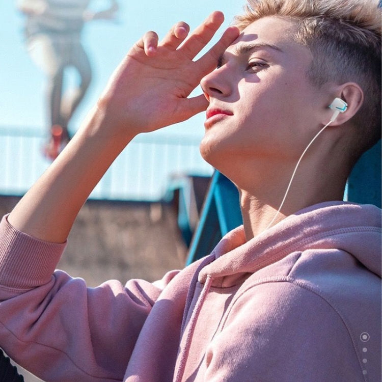 3.5mm Wired Earphone Earbuds Stereo Sound Metal Bass Headset with Mic for Smart Phone(Blue) - In Ear Wired Earphone by PMC TechLife | Online Shopping South Africa | PMC TechLife