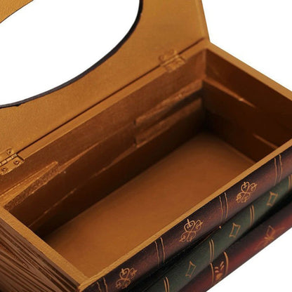 Retro Hand Drawn Book Style Tissue Box Case(Blue) - free shipping - PMC Jewellery - Order now!