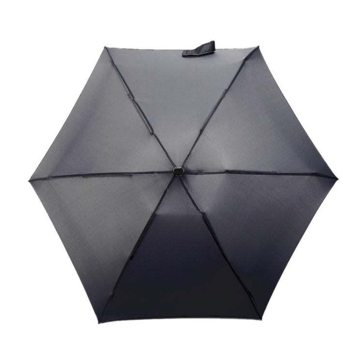 Mini Capsule Pocket Umbrella Windproof Foldable Travel Compact Umbrella(Black) - Umbrellas by PMC Jewellery | Online Shopping South Africa | PMC Jewellery | Buy Now Pay Later Mobicred