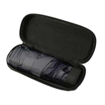 Mini Capsule Pocket Umbrella Windproof Foldable Travel Compact Umbrella(Black) - Umbrellas by PMC Jewellery | Online Shopping South Africa | PMC Jewellery | Buy Now Pay Later Mobicred