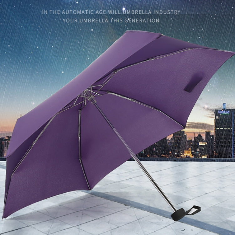Mini Capsule Pocket Umbrella Windproof Foldable Travel Compact Umbrella(Black) - Umbrellas by PMC Jewellery | Online Shopping South Africa | PMC Jewellery | Buy Now Pay Later Mobicred