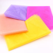 3pcs Tulle Roll Crystal Fabric Organza Tulle Roll Spool Decoration for Wedding Birthday Party, Size:2.5mx48cm(Light Pink)