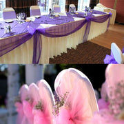 3pcs Tulle Roll Crystal Fabric Organza Tulle Roll Spool Decoration for Wedding Birthday Party, Size:2.5mx48cm(Light Pink)