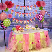 3pcs Tulle Roll Crystal Fabric Organza Tulle Roll Spool Decoration for Wedding Birthday Party, Size:2.5mx48cm(Light Pink)