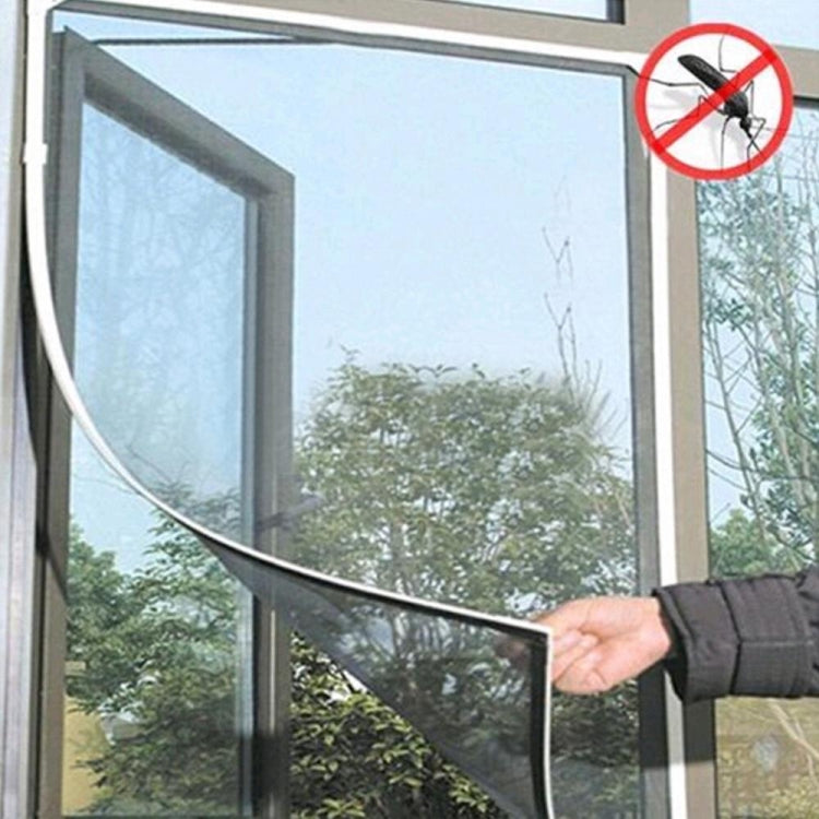 Fly Bug  Mosquito Net Door Window Net Netting Mesh Screen Curtain Protector Flyscreen Insect DIY, Size:1.3x1.5m(Black) - free shipping - PMC Jewellery - Order now!