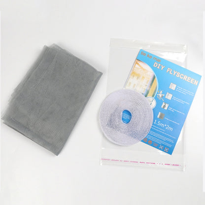 Fly Bug  Mosquito Net Door Window Net Netting Mesh Screen Curtain Protector Flyscreen Insect DIY, Size:1.3x1.5m(Black) - free shipping - PMC Jewellery - Order now!