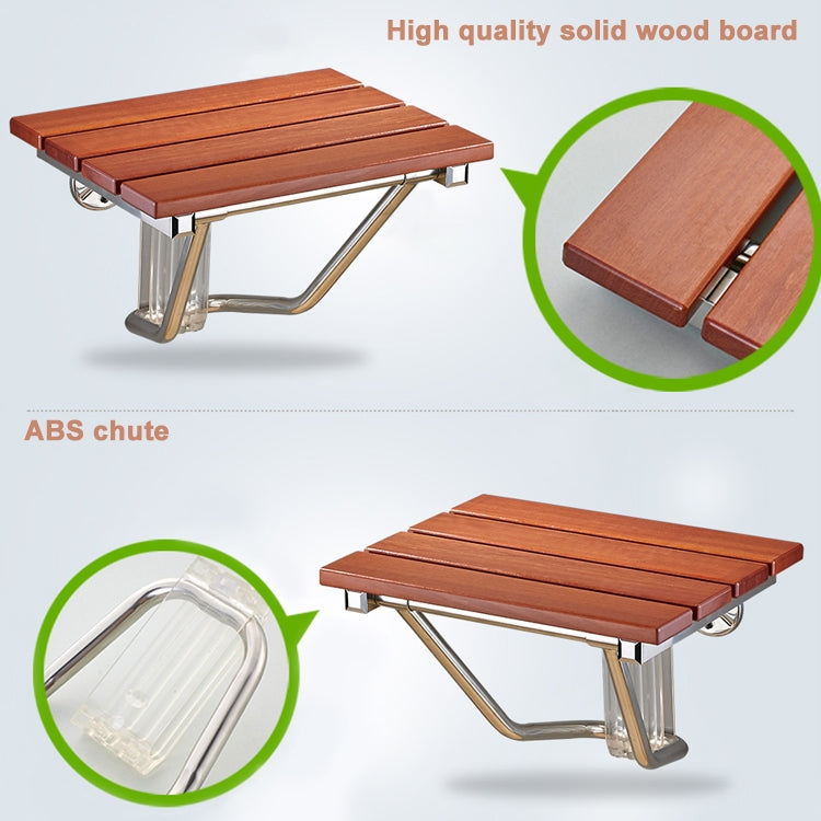 Folding Solid Wood Wall Mounted Relaxation Shower Chair(F Fype) - free shipping - PMC Jewellery - Order now!
