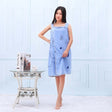 Bath Towels Fashion Lady Wearable Fast Drying Magic Bath Towel Beach Spa Bathrobes Bath Skirt(blue) - Towel Sets by PMC TechLife | Online Shopping South Africa | PMC TechLife | Buy Now Pay Later Mobicred