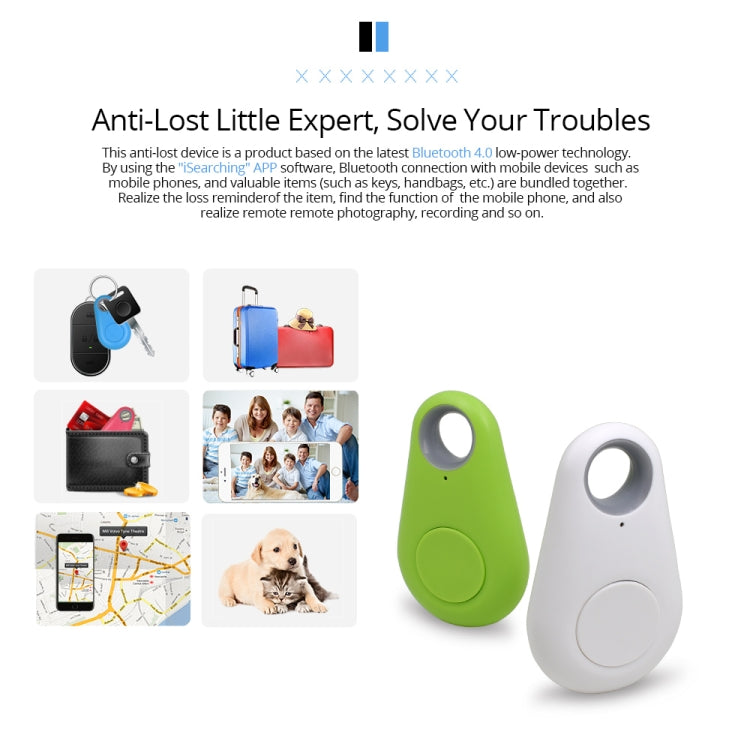Keyfinder Wallet Dog Cat kids GPS locator anti lost keychain Smart Search Bluetooth Tracker Tag(Black) - free shipping - PMC Jewellery - Order now!
