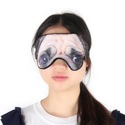 3D Eye Mask Shading Sleeping Cartoon Animal Printed Eye Mask(Cat)