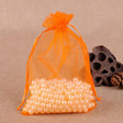 100 PCS Gift Bags Jewelry Organza Bag Wedding Birthday Party Drawable Pouches, Gift Bag Size:7X9cm(Orange) - free shipping - PMC TechLife - Order now!