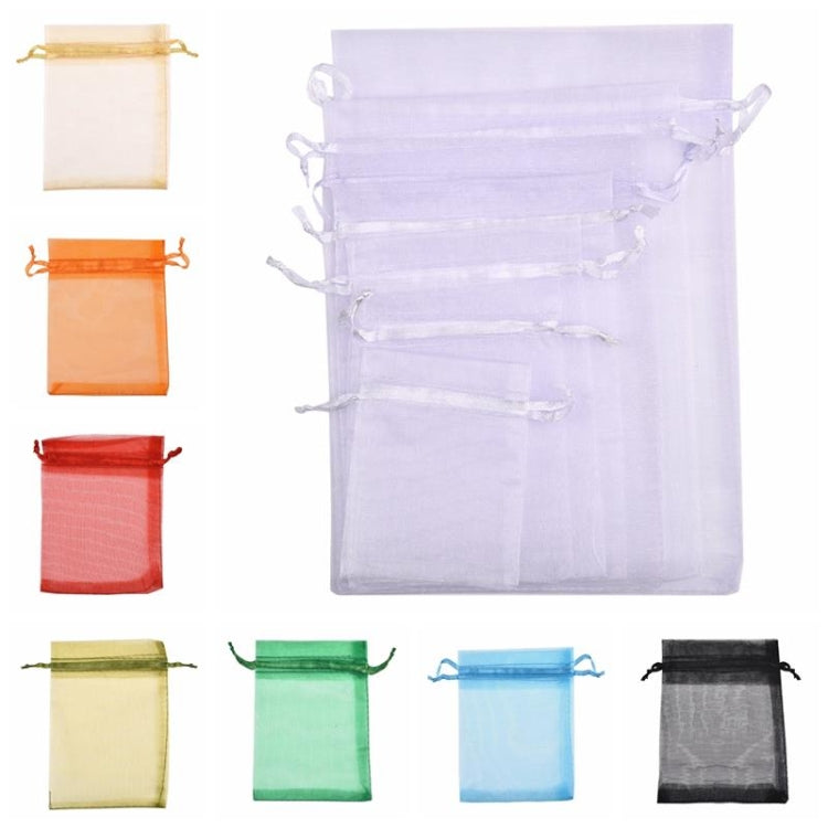 100 PCS Gift Bags Jewelry Organza Bag Wedding Birthday Party Drawable Pouches, Gift Bag Size:20x30cm(Lake Blue) - Gift Bags & Wrapping Supplies by PMC TechLife | Online Shopping South Africa | PMC TechLife | Buy Now Pay Later Mobicred