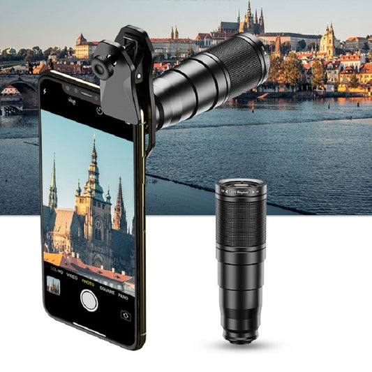 APEXEL APL-22X105 4 in 1 Metal 22X Telephoto + Fisheye + Wide Angle + Macro Starlight Polarization Universal External Mobile Phone Lens Set - free shipping - PMC Jewellery - Order now!