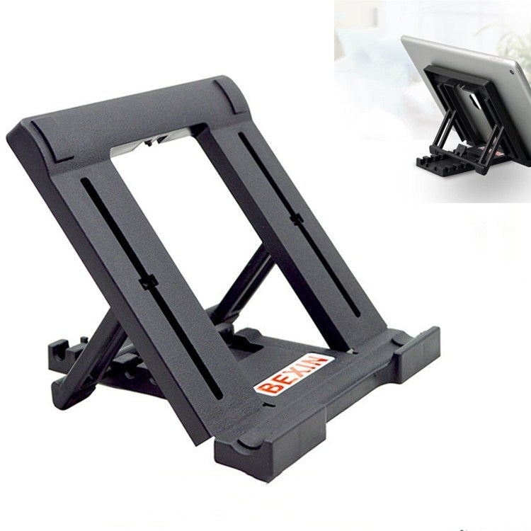 Foldable Tutor Learning Machine Desktop Stand for 7-11 inch Tablet(Black)