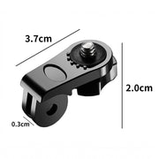 AEE Adapter TELESIN Screw Adapter Adjustment Arm For GoPro Hero12 Black / Hero11/10 /9 /8 /7 /6 /5, Insta360 Ace / Ace Pro, DJI Osmo Action 4 and Other Action Cameras