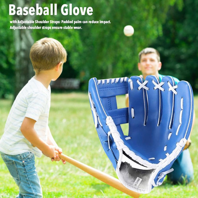 PVC Outdoor Motion Baseball Leather Baseball Pitcher Softball Gloves, Size:12.5 inch(Black) - free shipping - PMC TechLife - Order now!
