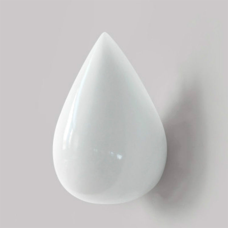 Creative Water Droplets Wall Hooks Home Decoration Resin Mural 3D Coat Hook Single Hooks Wall Hanger, Size:Small Size(White) - Shelf & Hooks by PMC TechLife | Online Shopping South Africa | PMC TechLife | Buy Now Pay Later Mobicred