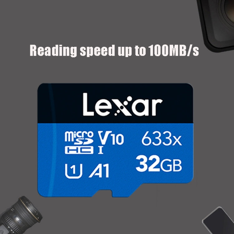 Lexar 633x 32GB High-speed Mobile Phone Memory TF Card Driving Recorder Memory Card - Micro SD Card by Lexar | Online Shopping South Africa | PMC Jewellery | Buy Now Pay Later Mobicred