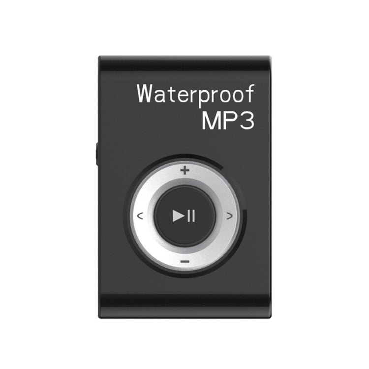 C26 IPX8 Waterproof Swimming Diving Sports MP3 Music Player with Clip & Earphone, Support FM, Memory:8GB(Black) - free shipping - PMC Jewellery - Order now!