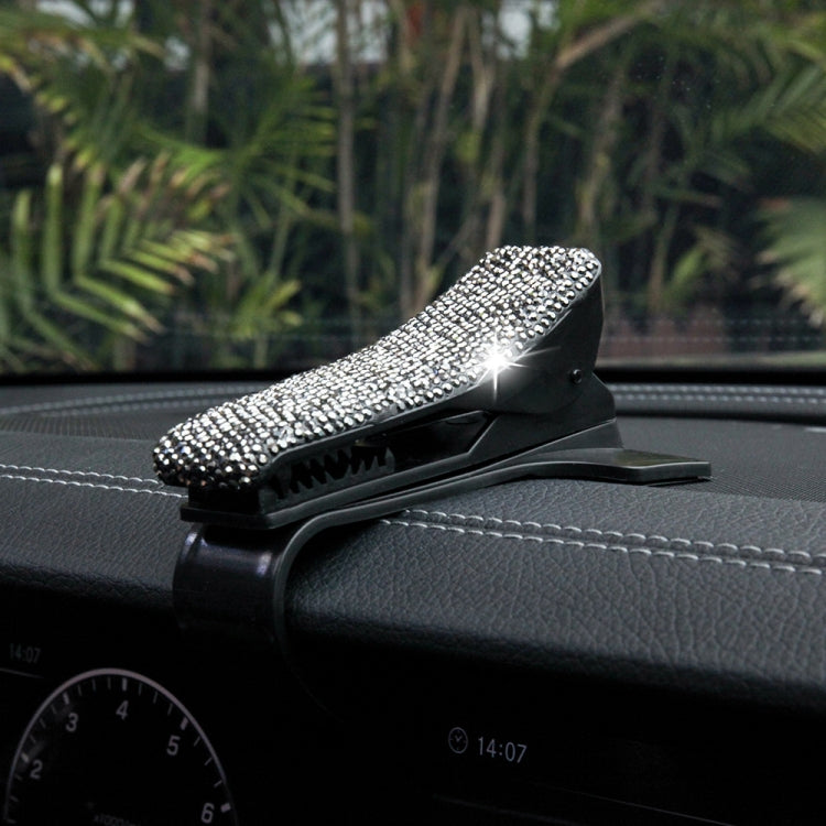 Diamond Car Phone Holder 360 Degree Rotating Creative Car Dashboard Mobile Holders(Bright Black) - Car Holders by PMC TechLife | Online Shopping South Africa | PMC TechLife