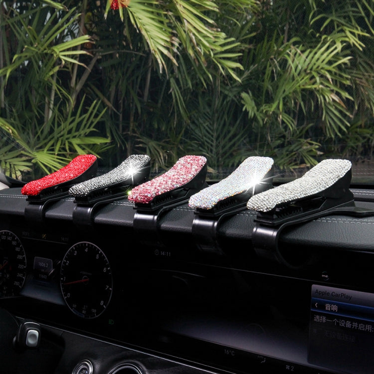 Diamond Car Phone Holder 360 Degree Rotating Creative Car Dashboard Mobile Holders(Bright Black) - Car Holders by PMC TechLife | Online Shopping South Africa | PMC TechLife