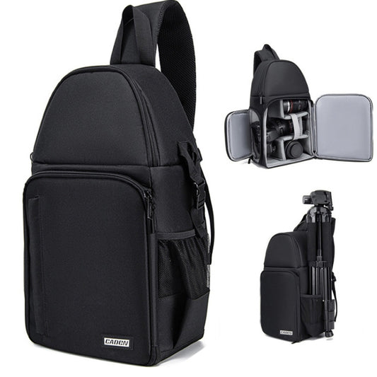 CADeN D15 Messenger Single Shoulder Multifunction Open Cover Photography Backpack Outdoor Leisure SLR Camera Backpack - free shipping - PMC Jewellery - Order now!