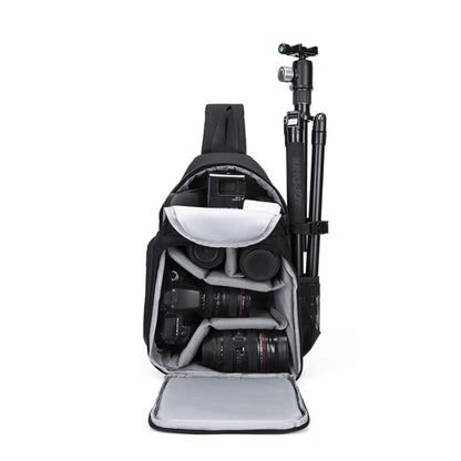 CADeN D15 Messenger Single Shoulder Multifunction Open Cover Photography Backpack Outdoor Leisure SLR Camera Backpack - free shipping - PMC Jewellery - Order now!