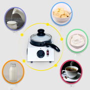 Chocolate Melting Machine With Adjustable Thermostat Melting Wax Machine, Size:29x22x19cm(White)