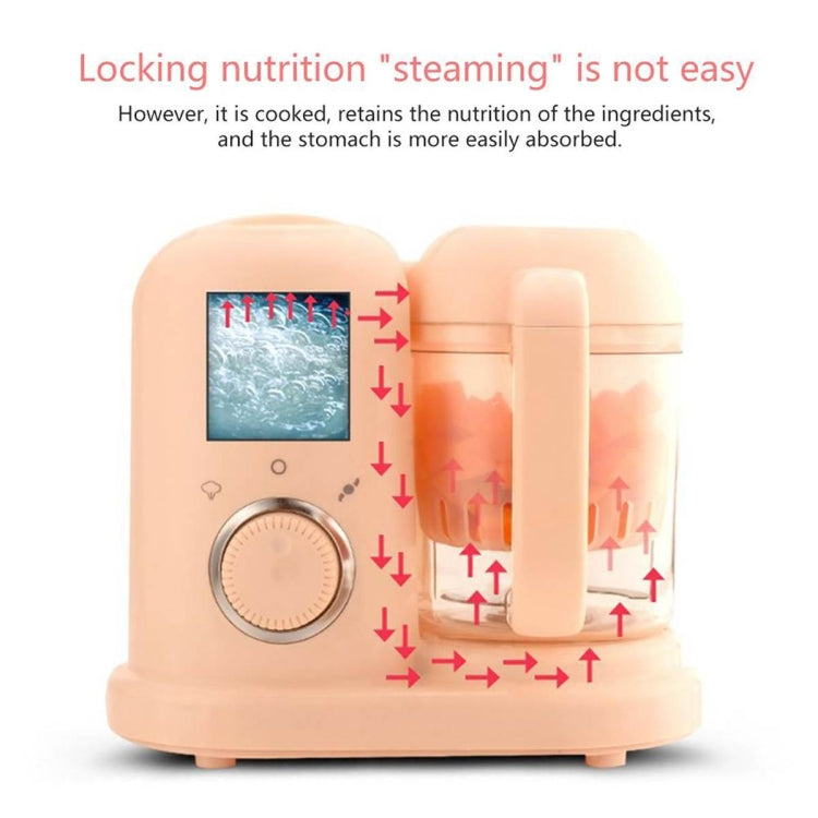 Multifunction Baby Food Cooking Maker Steamer Mixing Grinder Food Supplementary Machine EU Plug(Green)
