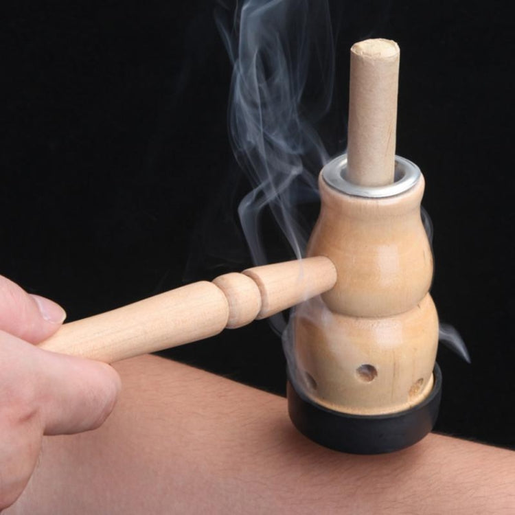 Wooden Gourd Device Massage Moxibustion Box to Moisture - free shipping - PMC TechLife - Order now!
