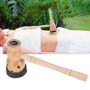 Wooden Gourd Device Massage Moxibustion Box to Moisture