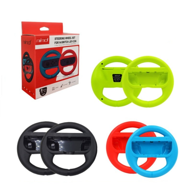 MIMD Small Handle Steering Wheel Game Handle Steering Wheel Bracket For Switch MIMD II(Red Blue) - Cases by MIMD | Online Shopping South Africa | PMC Jewellery | Buy Now Pay Later Mobicred