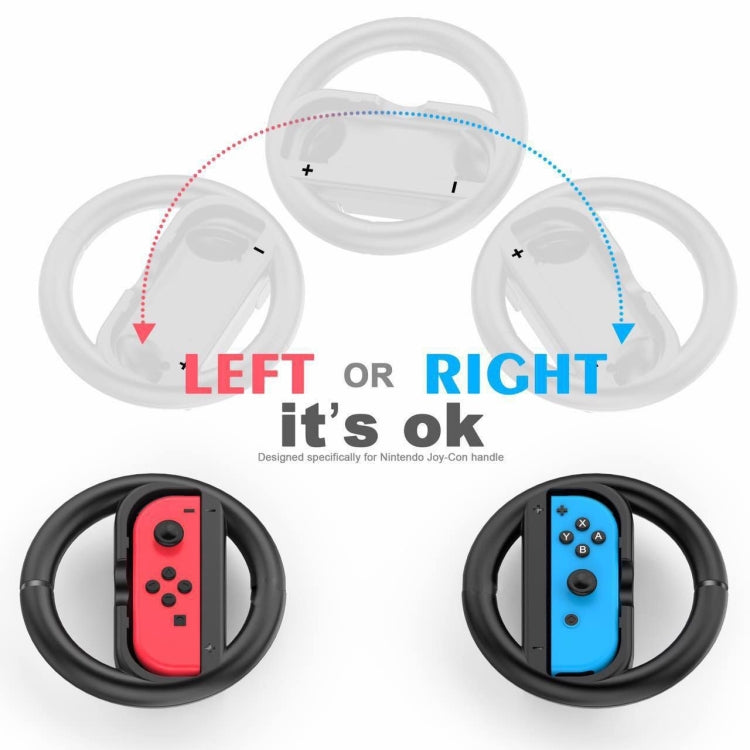 MIMD Small Handle Steering Wheel Game Handle Steering Wheel Bracket For Switch MIMD II(Red Blue) - Cases by MIMD | Online Shopping South Africa | PMC Jewellery | Buy Now Pay Later Mobicred