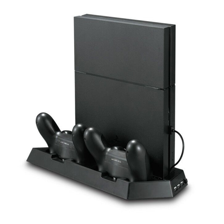 KJH PSLIM-03 Multi-function Host Bracket Cooling Fan Ultra-thin Machine Bracket Fan Charger for PS4 / SLIM Console - free shipping - PMC Jewellery - Order now!