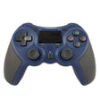 Rubberized Wireless Game Controller Bluetooth Handle for PS4 Host(Blue) - Gamepads by PMC TechLife | Online Shopping South Africa | PMC TechLife