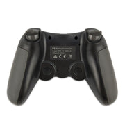 Rubberized Wireless Game Controller Bluetooth Handle for PS4 Host(black B)