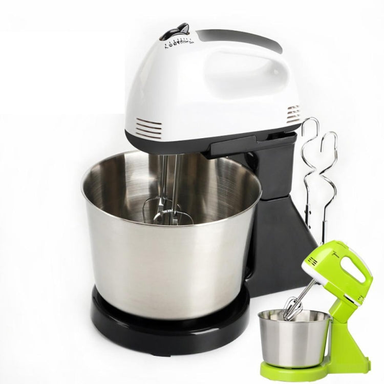 Portable Blender Electric Dough Cake Mixer Egg Whisk  Baking Whipping Cream Machine EU  Plug (Black)
