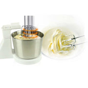 Portable Blender Electric Dough Cake Mixer Egg Whisk  Baking Whipping Cream Machine EU  Plug (Black)