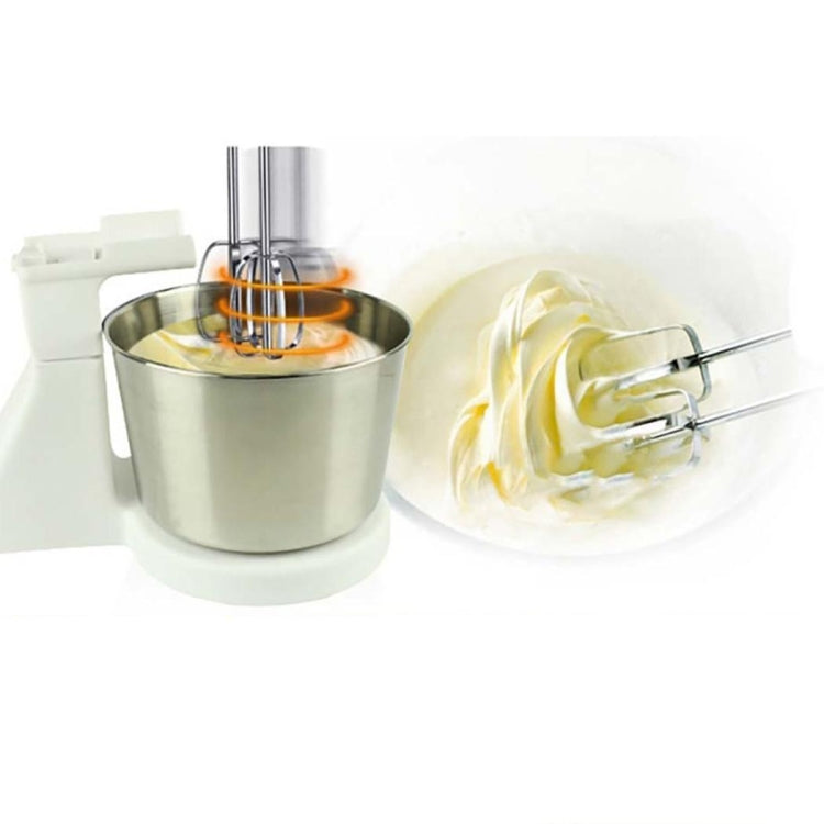 Portable Blender Electric Dough Cake Mixer Egg Whisk  Baking Whipping Cream Machine EU  Plug (Black)
